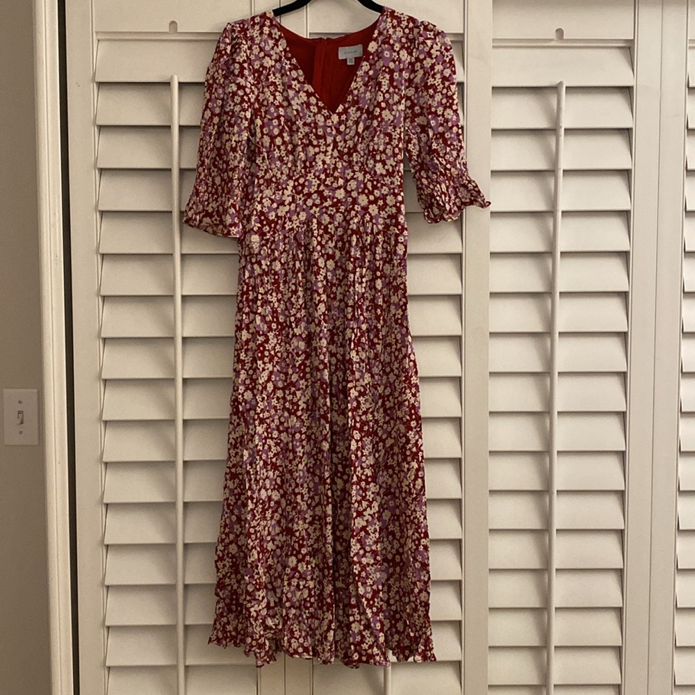 Jigsaw midi floral dress